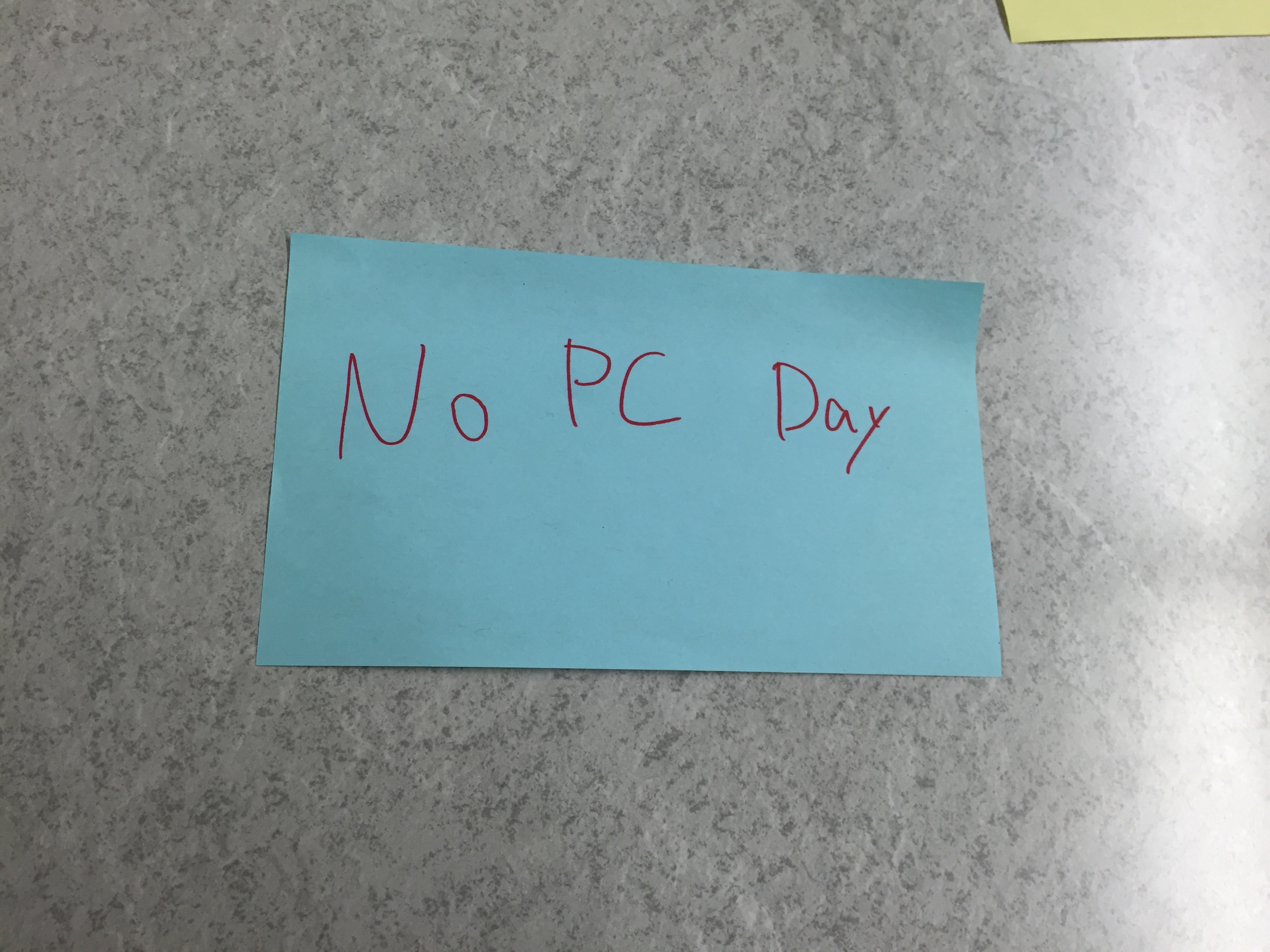 No PC Day